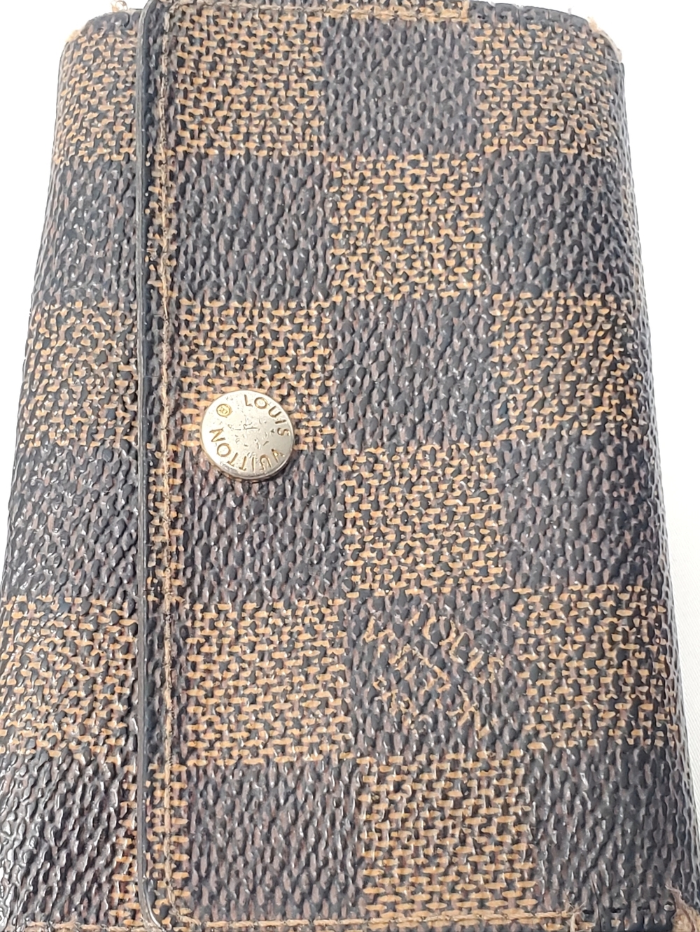 Louis Vuitton Inspired Brown Checkered Key Clesp